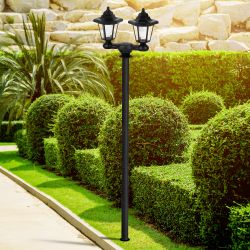 ERASV01-01 ЭРА ЭРА Садовый светильник на солнечной батарее, пластик, черный, 150 см | Садовые декоративные светильники