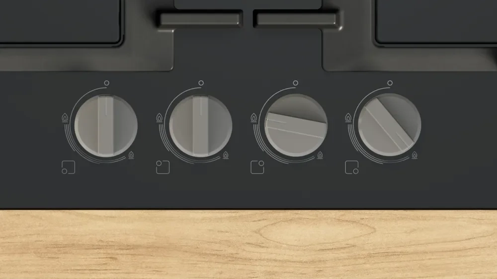 Встраиваемая газовая варочная панель Bosch PNH6B6K40