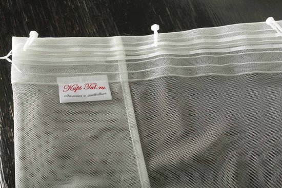 Тюль сетка-грек Бонна (экрю)