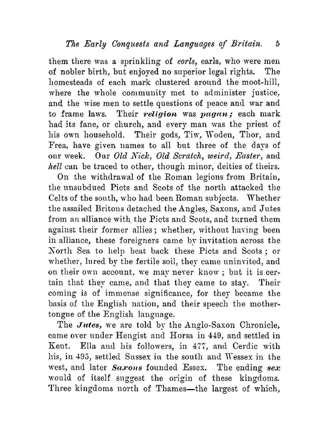 The English Language. A Brief History of Its Grammatical Changes and Its Vocabulary. with Exercises On Synonyms, Prefixes and Suffixes, Word-Analysis and Word-Building | Brainerd Kellogg