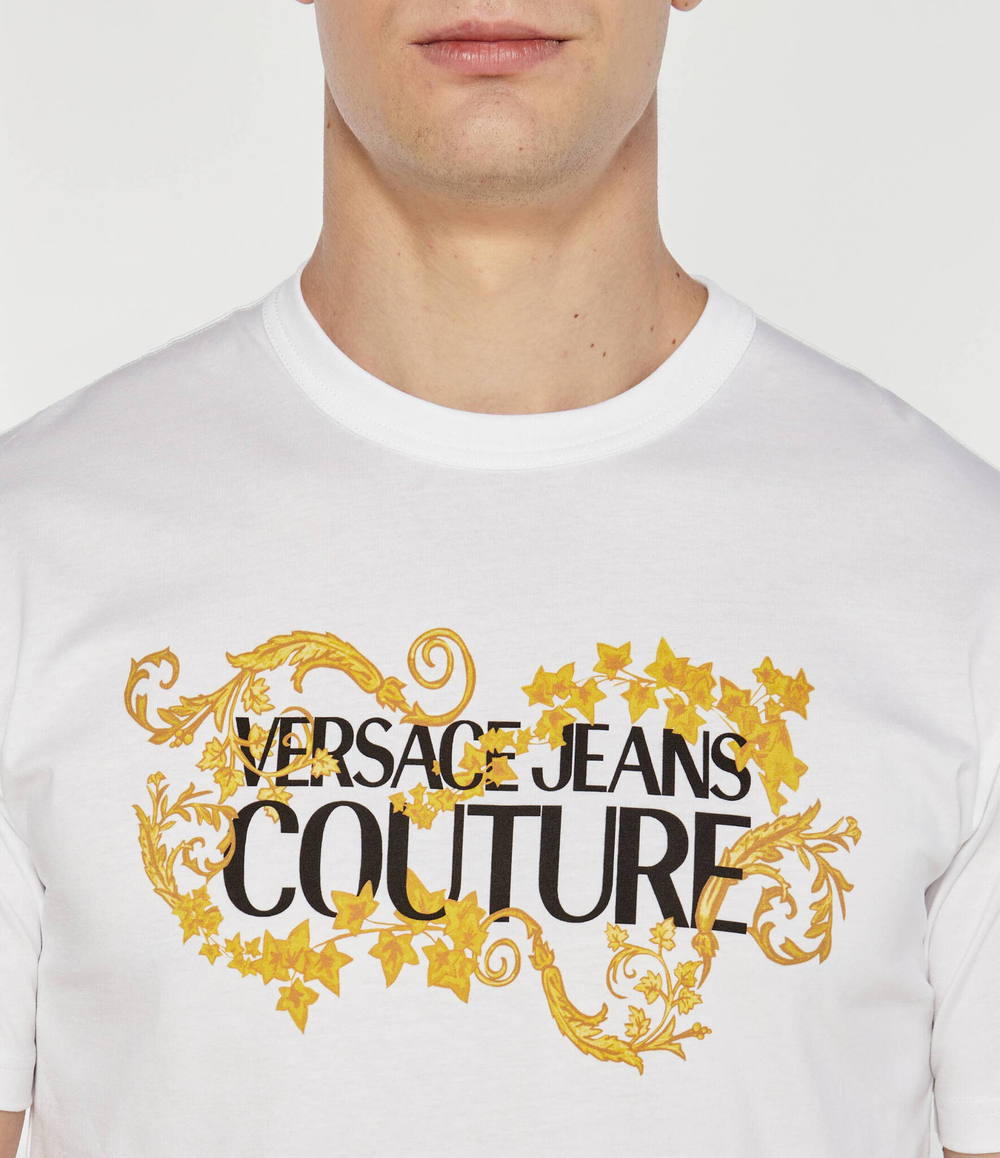Футболка Versace Jeans Couture - белый(77GAHE05CJ00E)