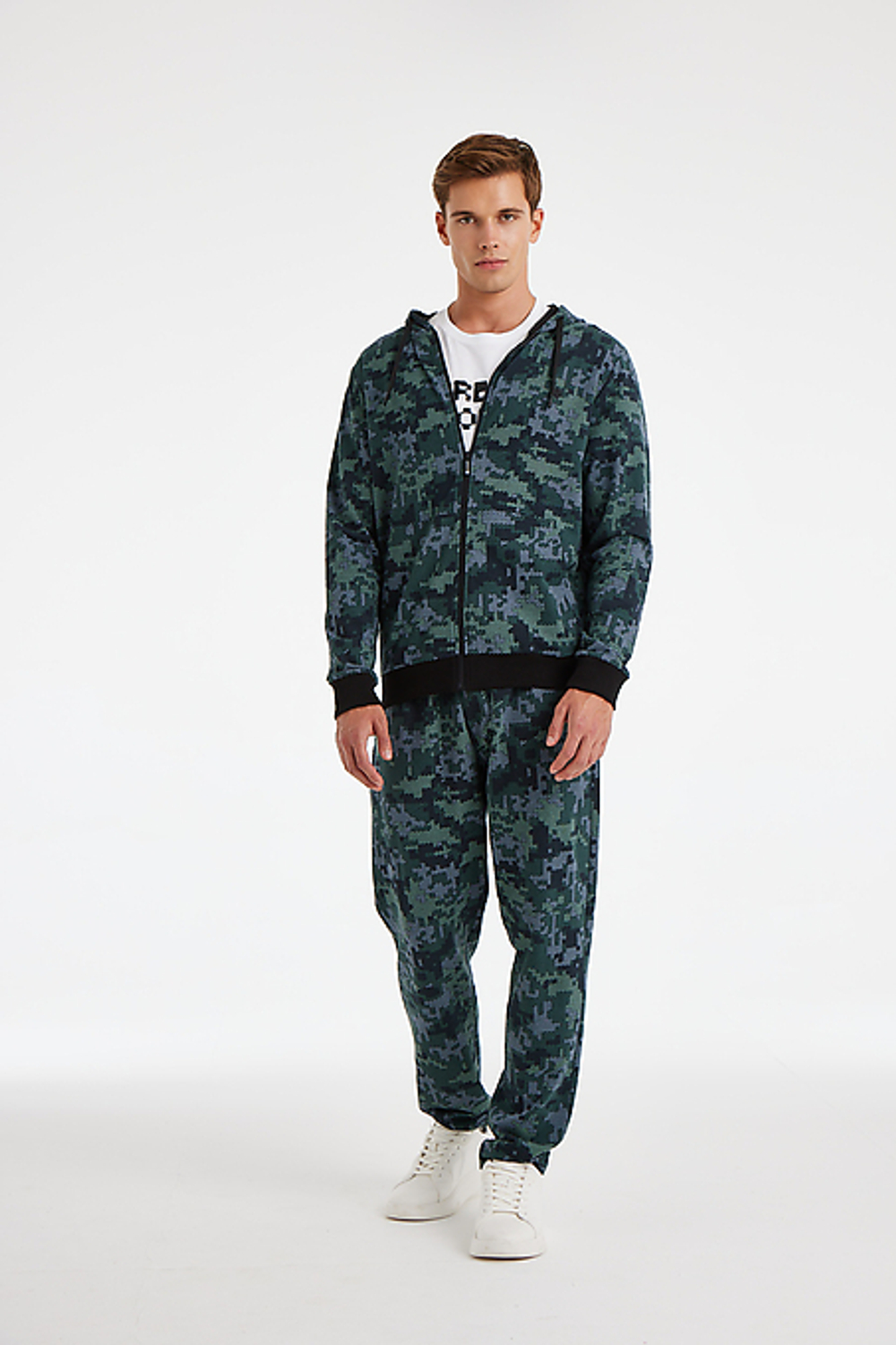 Худи мужское Cool Nature серый