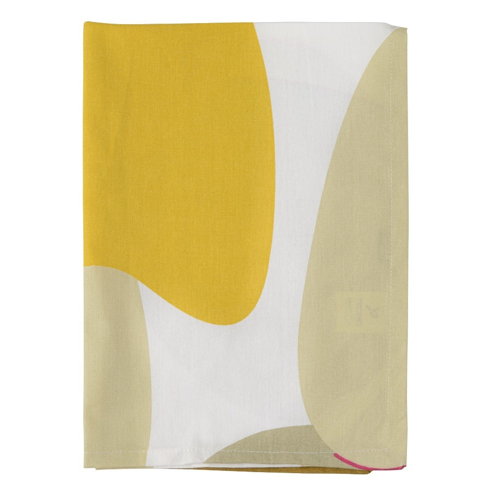 Полотенце кухонное 50х70 Tkano Freak Fruit Авторский принт горчичное TK20-TT0006