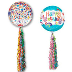 Подвеска-серпантин д-шара, радужная 86см