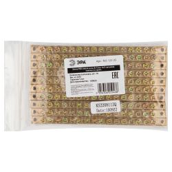 Шина ЭРА NO-122-25 PEN земля-ноль 8х12мм 16/2 латунная крепеж по краям