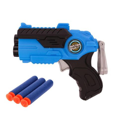 Пистолет с мягк.пулями, пакет 721