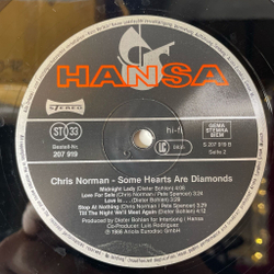 Винтажная виниловая пластинка LP Chris Norman Some Hearts Are Diamonds (Germany 1986)