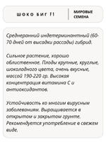 Семена томатов Шоко Биг F1, 5 семян (Vita Green / Вита Грин)
