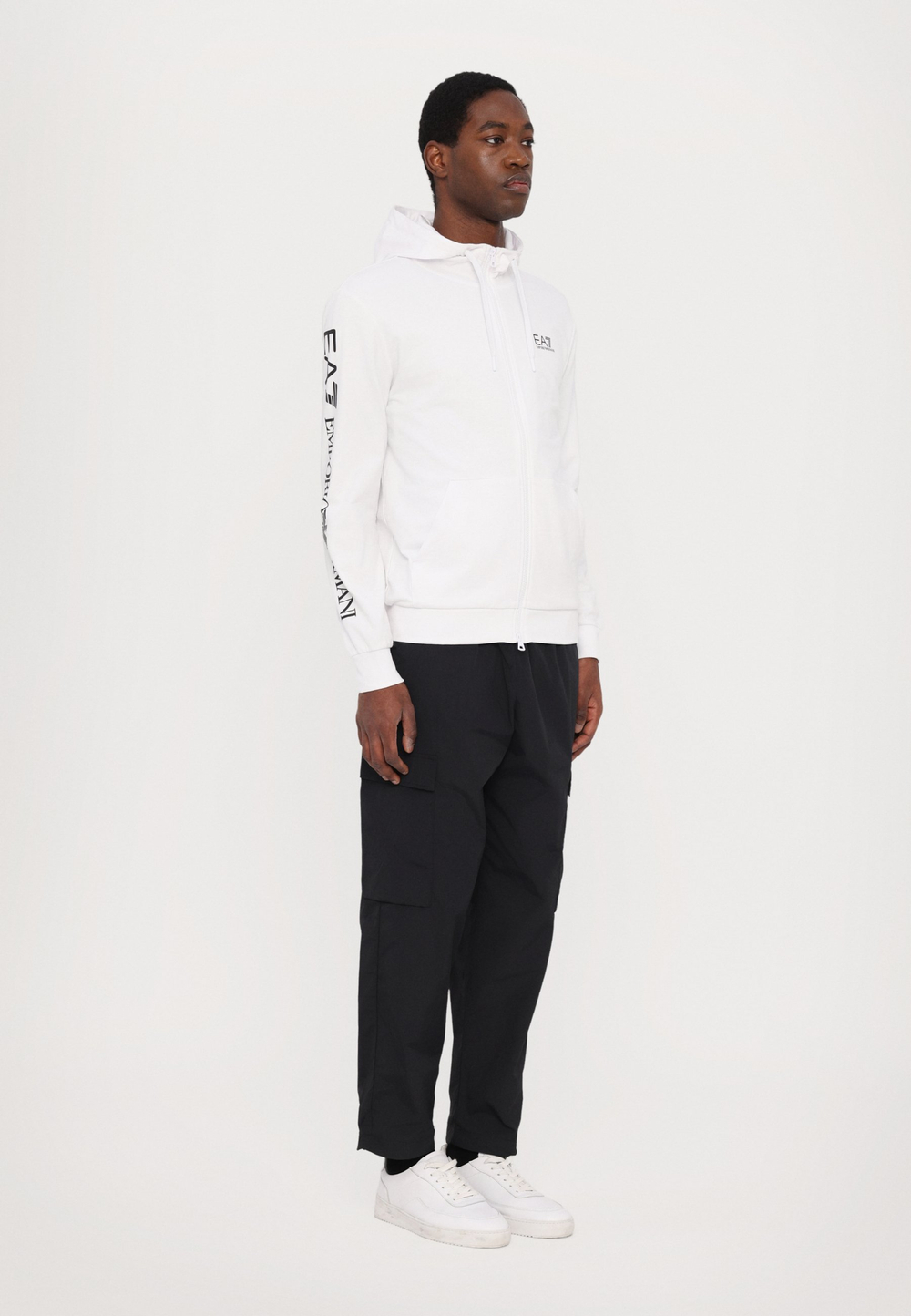 EA7 Emporio Armani UNISEX - Толстовка с капюшоном - Чёрный