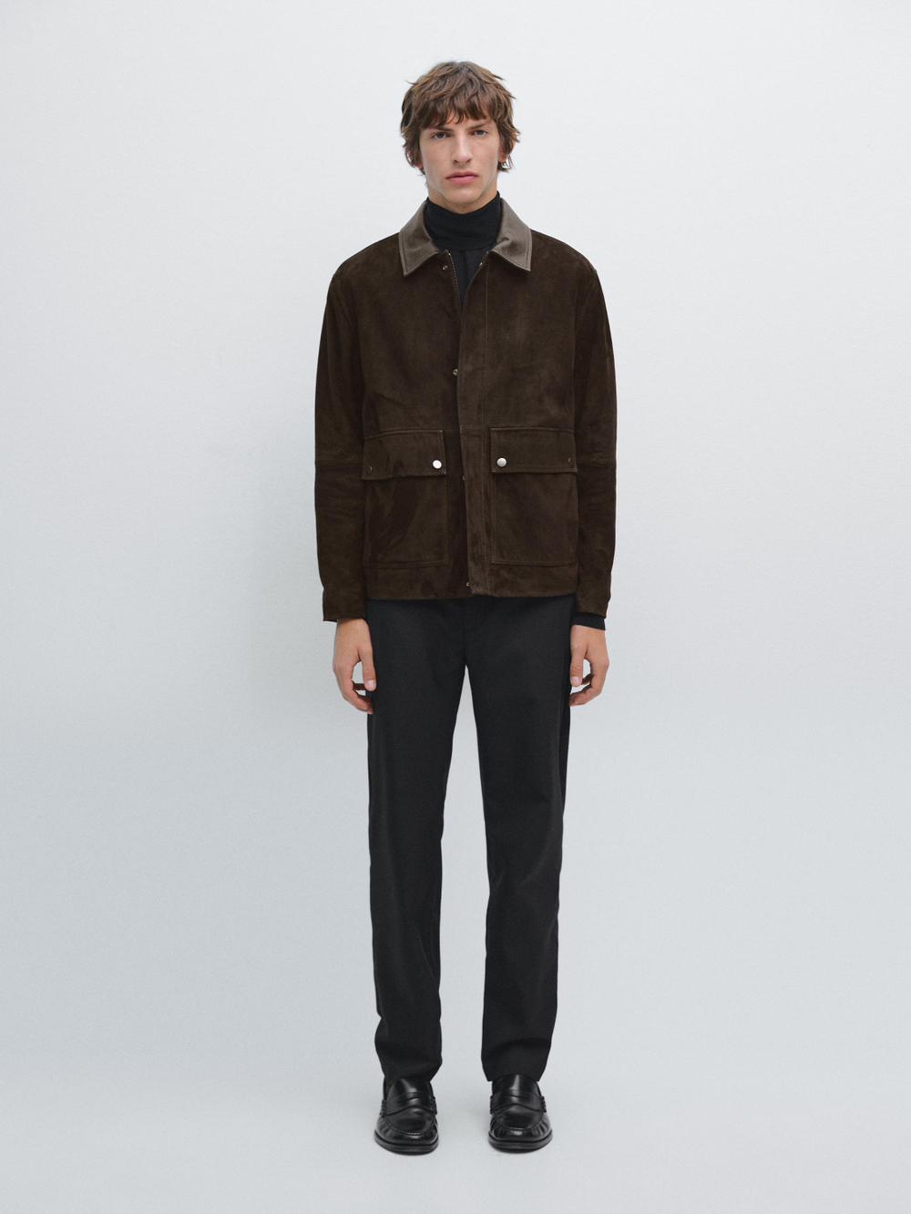 Massimo Dutti Брюки-джоггеры, черный