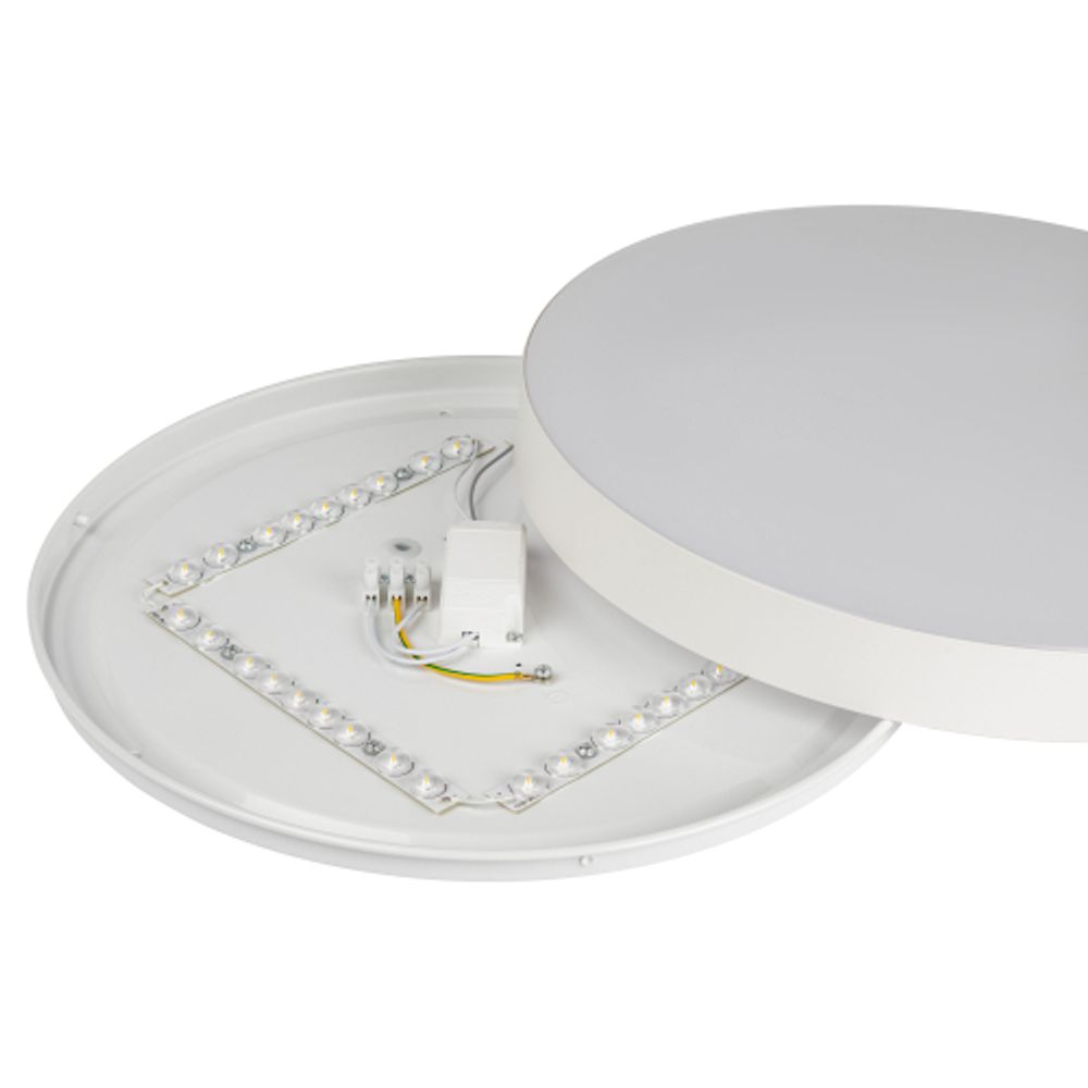 Светильник потолочный светодиодный ЭРА Классик без ДУ Relict 38 SPB-6-40 4К WH 40W 4000K Белый