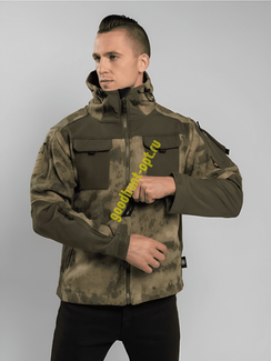 Тактическая куртка флисовая 7.26 Мох