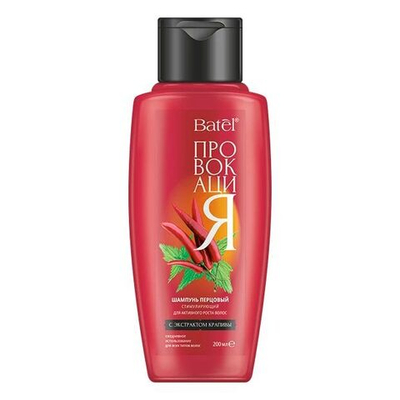 Batel. Шампунь перцовый стимулирующий для активного роста волос с экстрактом крапивы "Провокация"