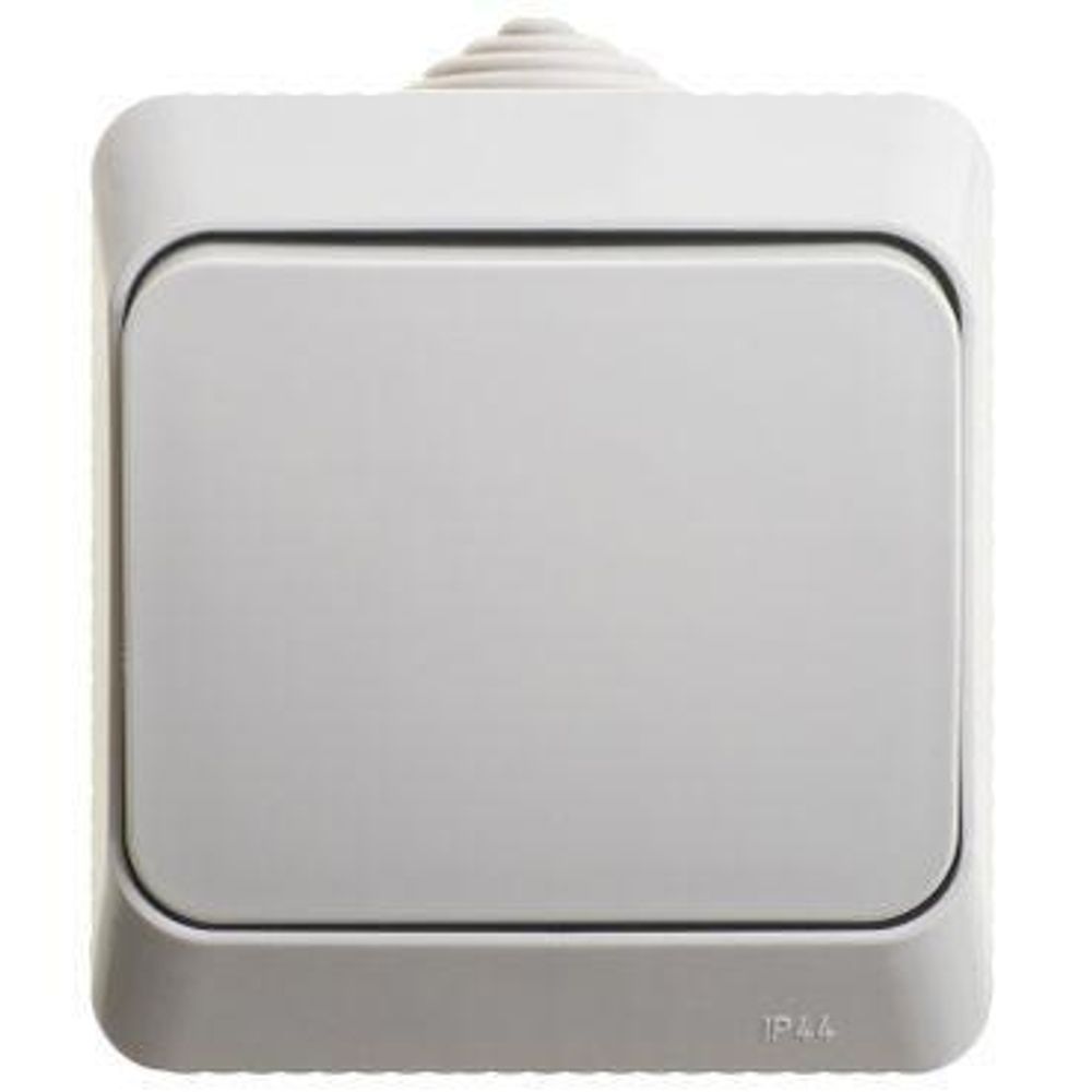 Выключатель кнопочный 1-кл. ОП Этюд 10А IP44 10AX с самовозвратом сер. SE KA10-041C Выключатель кнопочный 1-кл. ОП Этюд 10А IP44 10AX с самовозвратом сер. SE KA10-041C