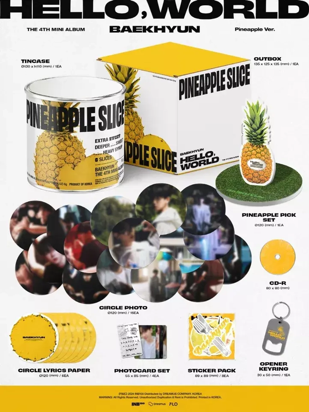 BAEKHYUN - Hello, World [Pineapple Ver.]