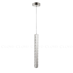 Подвесной светильник Cloyd ELATA P1 / выс. 55 см - хром (арт.11561)