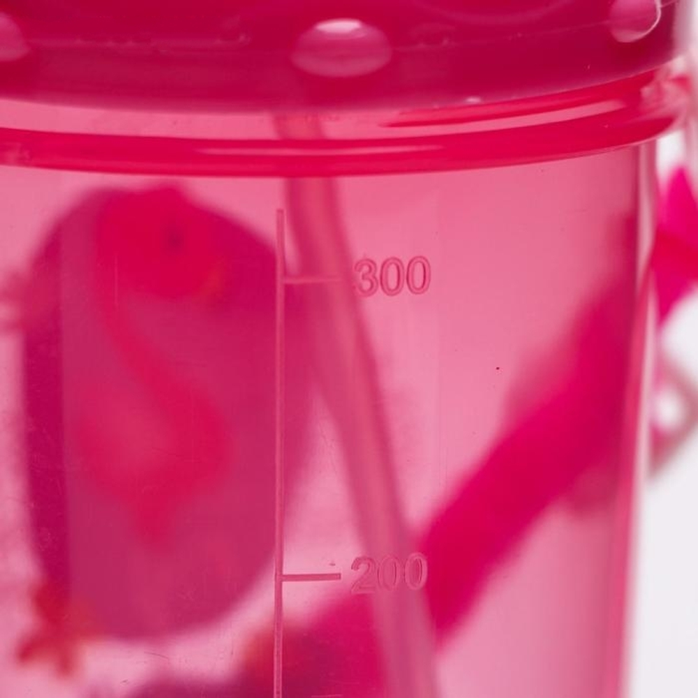 4756847 Поильник с трубочкой 260 мл «Фламинго»