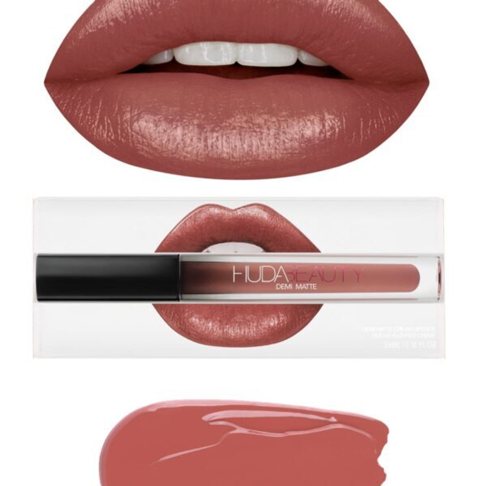 Huda Beauty Demi Matte & Cream lip Set 3,