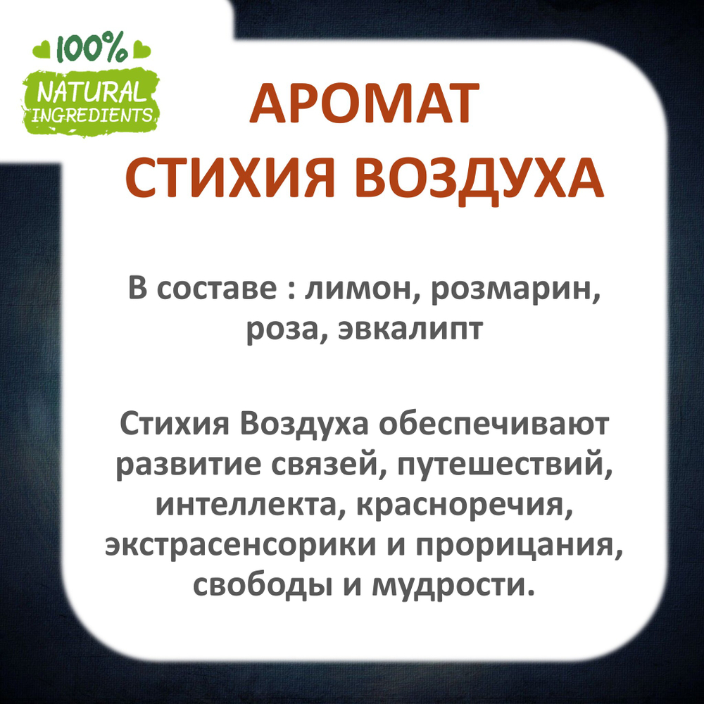 СТИХИЯ ВОЗДУХА, отдушка для свечей и мыла