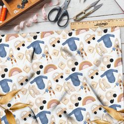 Ткань штапель детская одежда и игрушки