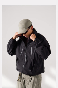 Куртка Nothomme Geometric Structure Hidden Hood Jacket
