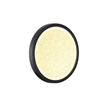 7662/18L MITRA LED SN 090 Светильник пластик/белый/черный LED 18Вт 3000/4000K D230 IP40 OMEGA BLACK