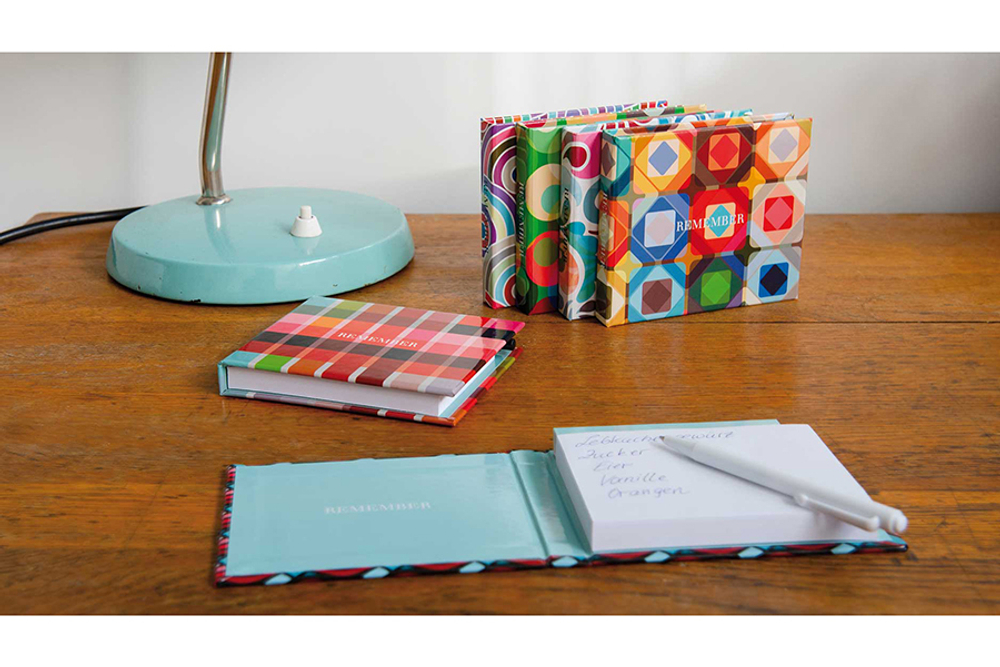 Блокнот с ручкой confetti