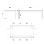 Обеденный стол BERGEN BGT35