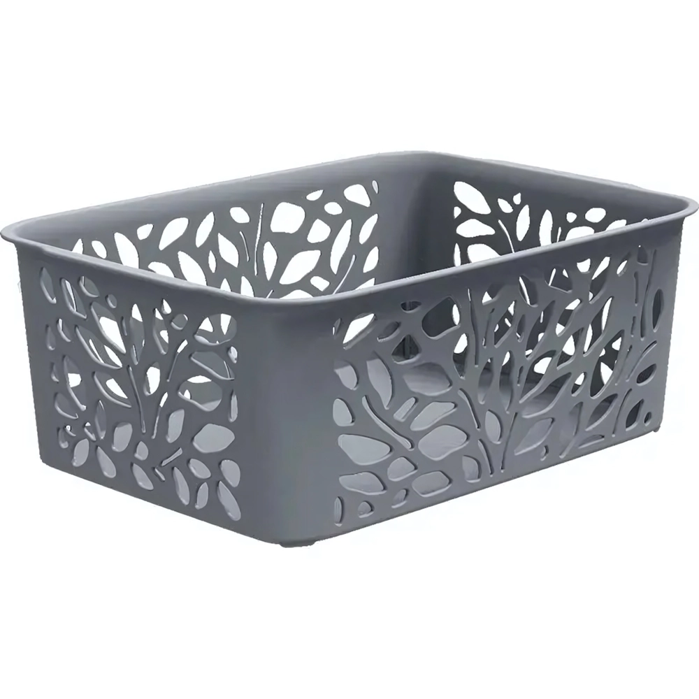 Корзина Leaves 4л 258х100мм (серый)