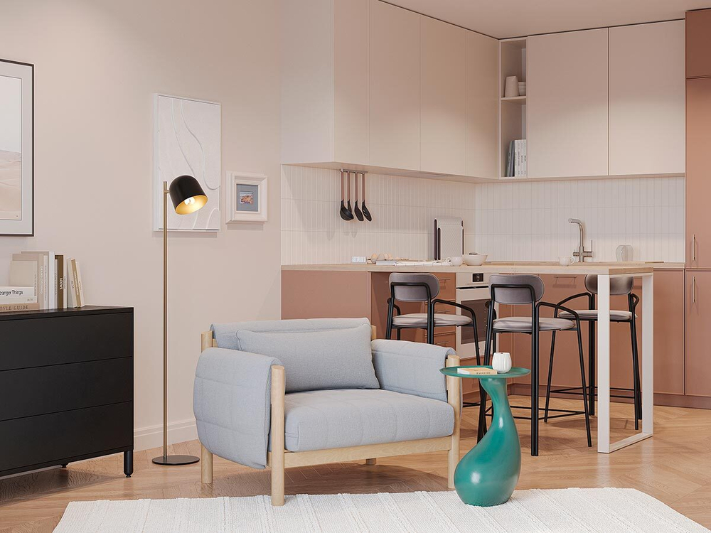 Панно декоративное с эффектом 3d minimalism line, 50х70 см