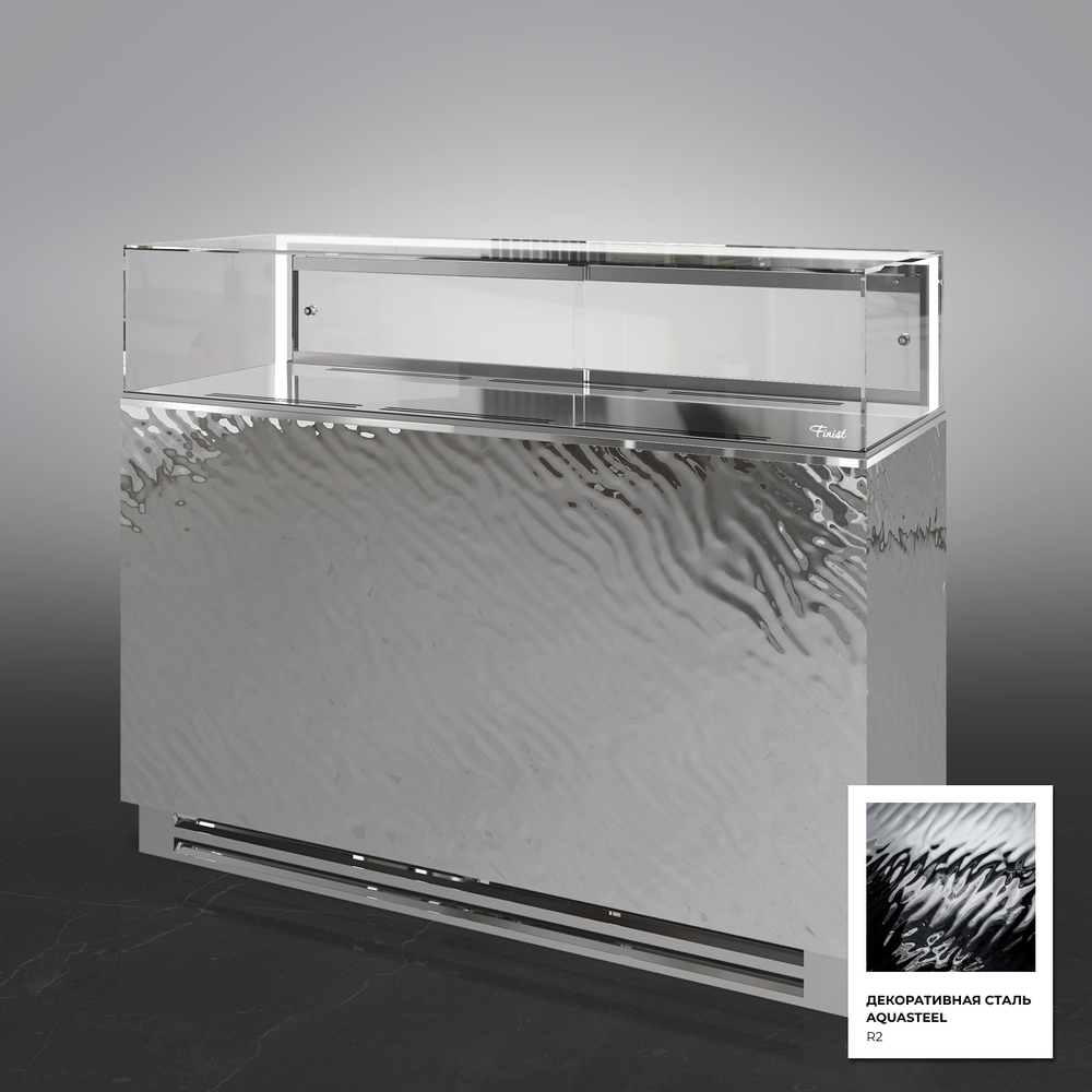 Кондитерская напольная холодильная витрина Finist GLASSIER 58 LUX