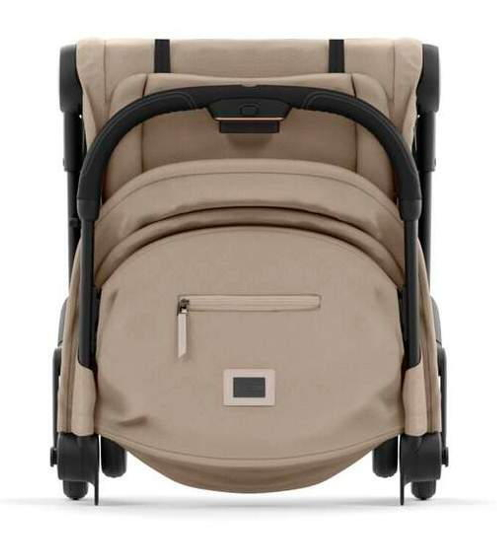 Прогулочная коляска Cybex Coya Cozy Beige с дождевиком и бампером/Matt Black 522005623