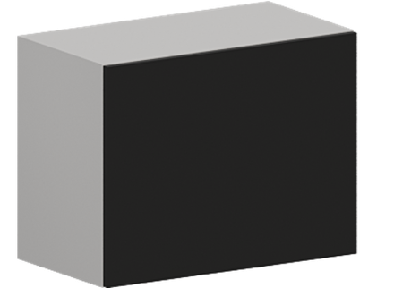 Кухня Модуль ШВГ 619 Графит / Черный матовый