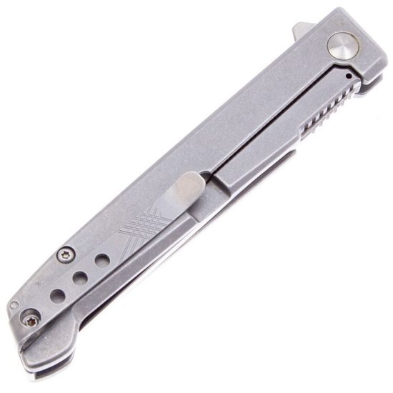 Складной нож Reptilian Цербер c клинком из стали D2, рукоять Stainless Steel