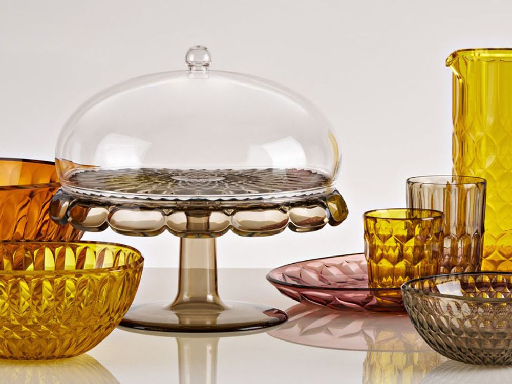 Блюдо для торта с крышкой Vanity, Ø30 см, коричневое