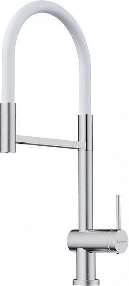 Смеситель OMOIKIRI Kanto-2 Plus-SB-BN-WH латунь/нержавеющая сталь/белый