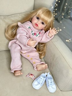 Кукла Реборн виниловая 55см (FA-309A1)