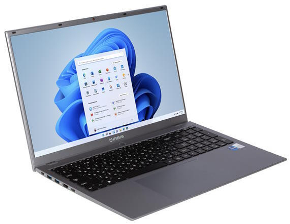 Ноутбук  Irbis 17NBP4504D 17.3 ", Core i5, 8 Гб RAM, 256 Гб SSD, Iris Xe Graphics, Серый