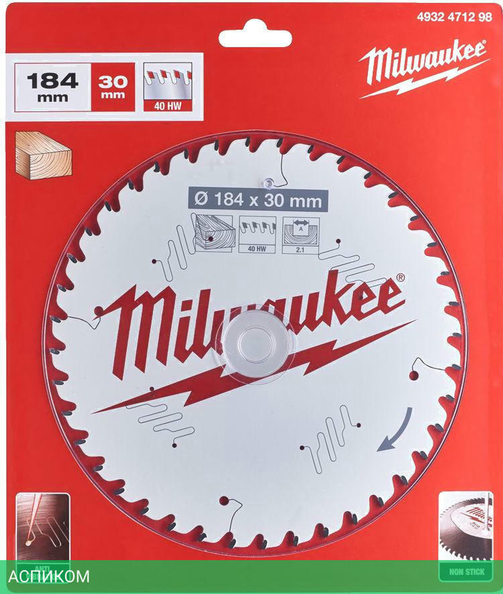 Диск пильный Milwaukee 4932471298