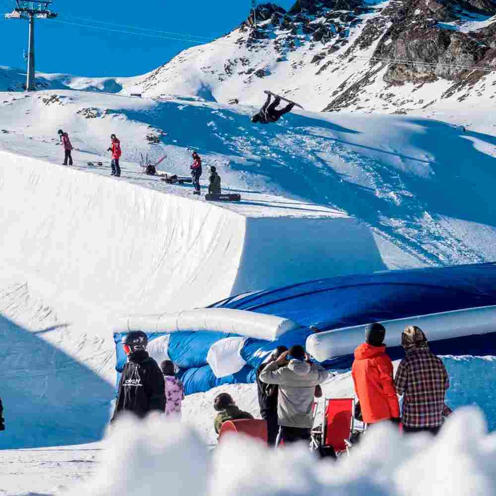 Надувная подушка «LandBag» для фристайла и экстрим-прыжков, 8×8×2,5 м