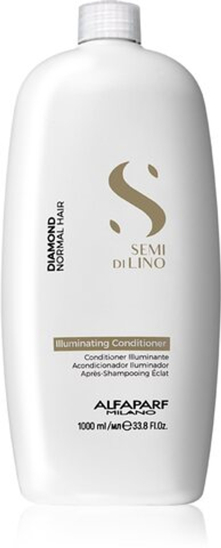 Alfaparf Milano Semi di Lino Diamond Illuminating - кондиционер для волос, придающий блеск и облегчающий расчесывание /   1000  ml  / GTIN 8022297064963