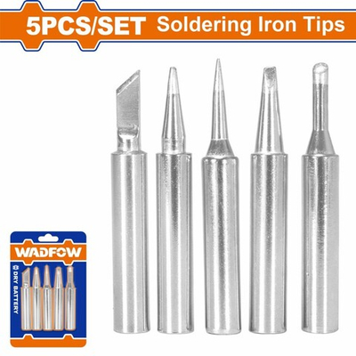 Набор жал для паяльника 5 шт WADFOW WEL8943