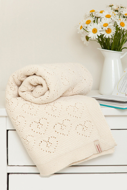 Элитный плед детский Lux 4 экрю от Luxberry