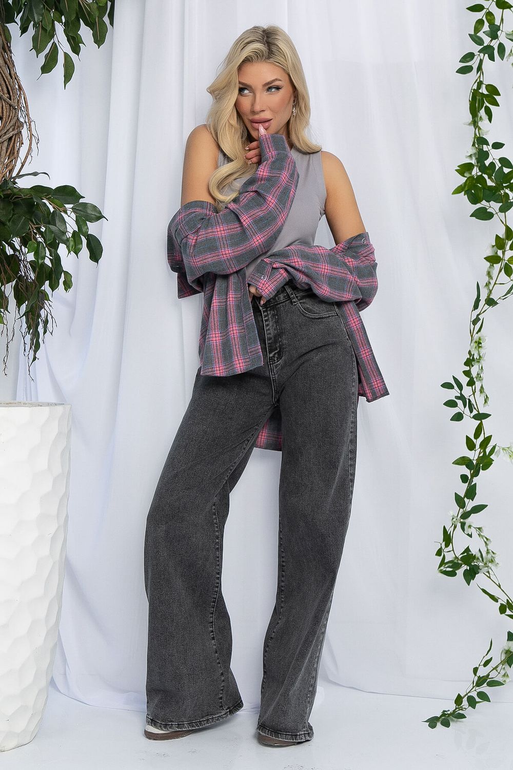 Джинсы Городской стиль (серые) Б13171-4М LT Collection