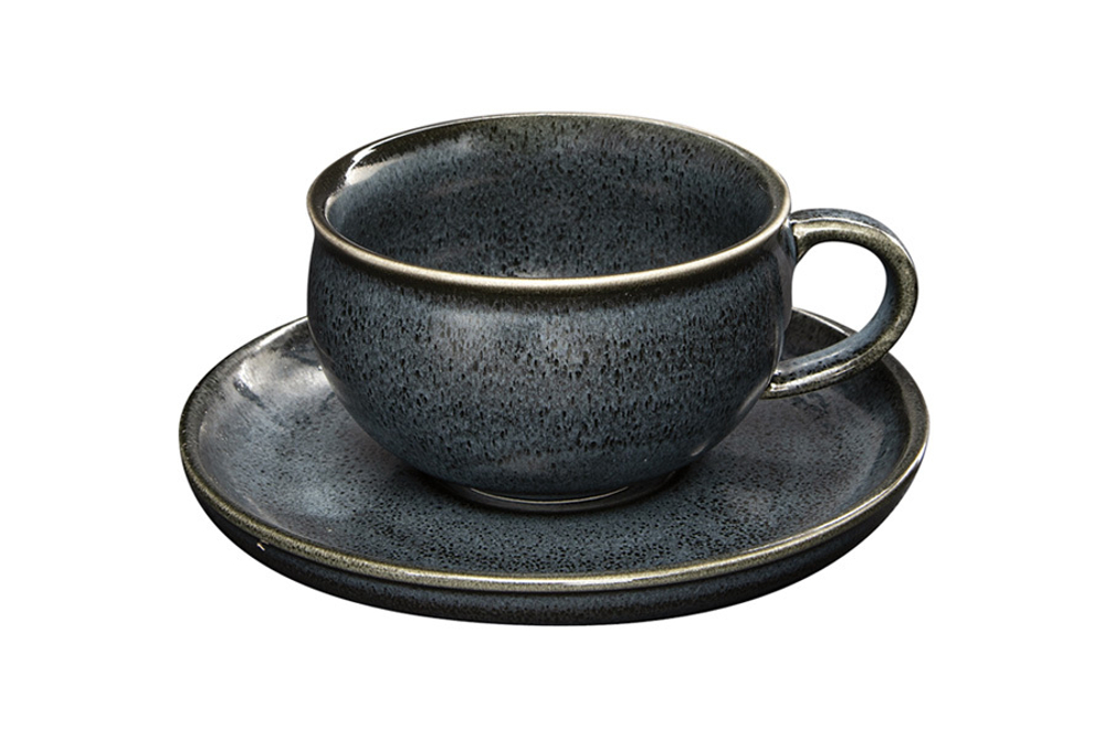 Чашка с блюдцем 120мл Easy Life Magma