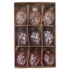 GAEM Набор из 9-ти изделий декоративных подвесных "Яйцо пасхальное" (3*5,5), L10 W16 H3,5 см