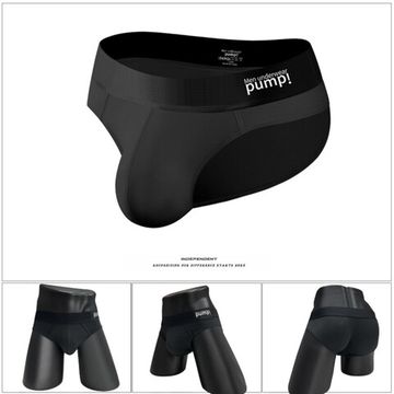 Мужские трусы брифы черные PUMP! MP5002-2