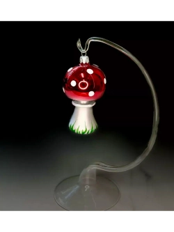 Елочное украшение "Мухомор" 9 см