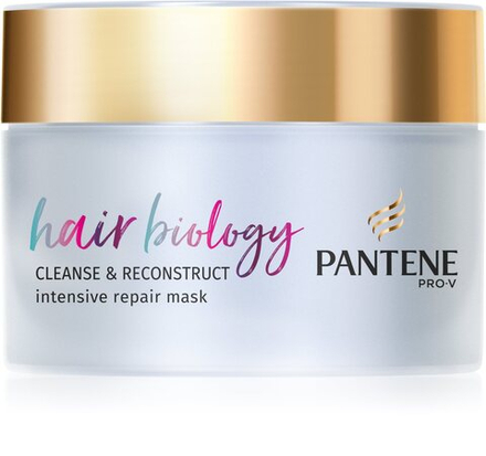 Pantene Hair Biology Cleanse & Reconstruct - маска для поврежденных волос /   160  ml  / GTIN 8001841228396