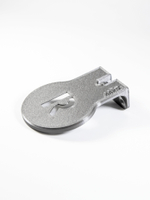 Настенный кронштейн-полка для Яндекс станций (Алиса) Лайт 2, серый, 3D печать, совместимость YNDX-00026